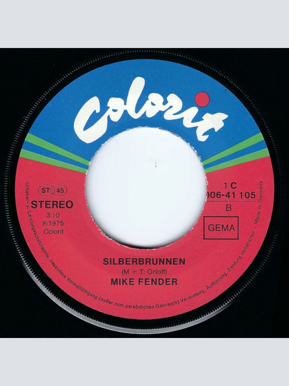 Vinyl / Mike Fender - Holiday