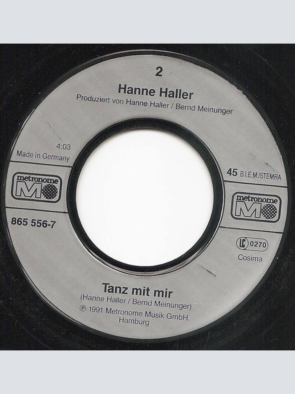 Vinyl / Hanne Haller - Du Bist Einmalig