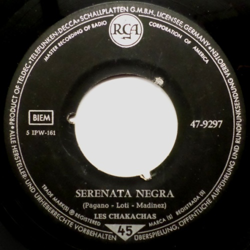 Vinyl / Les Chakachas* - Serenata Negra / Conga Del Mayoral