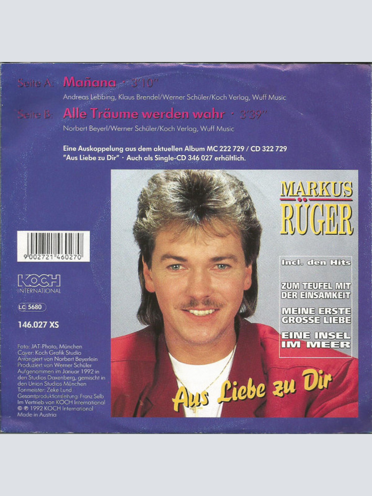 Vinyl / Markus Rüger - Mañana