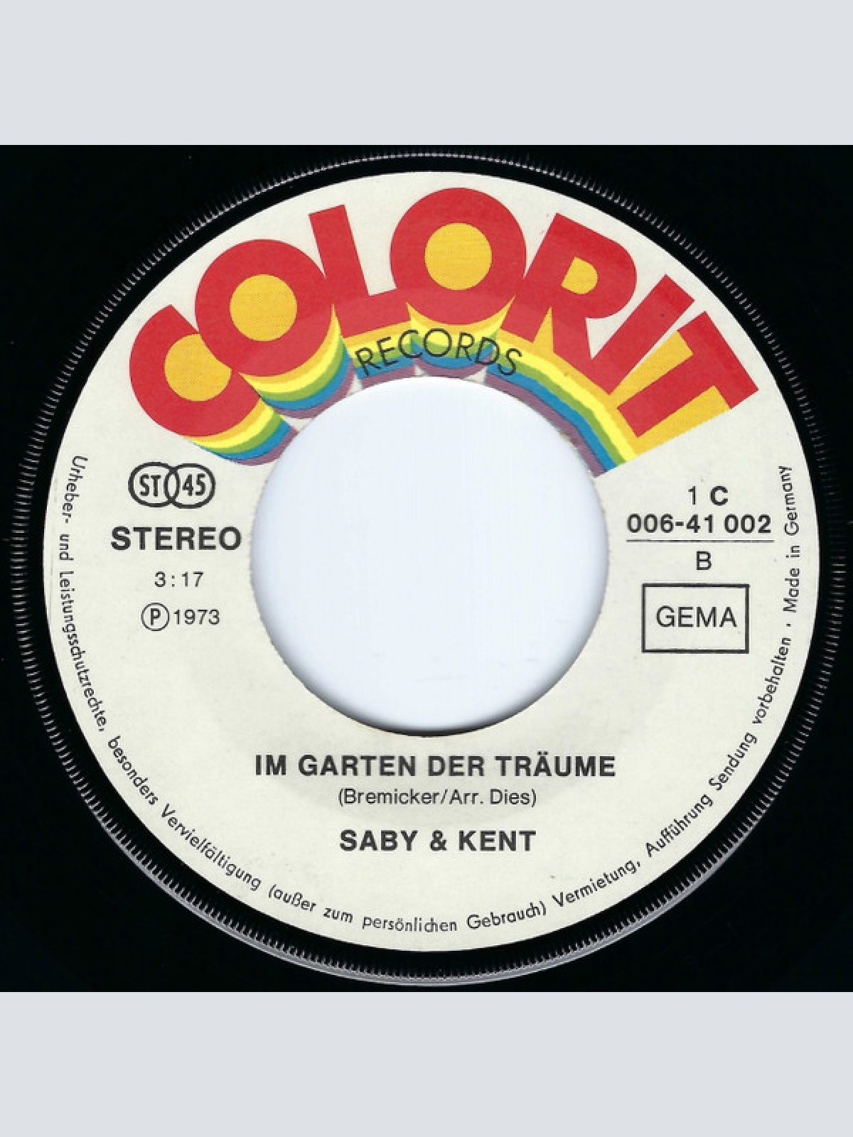 Vinyl / Saby & Kent - Nur Mit Liebe