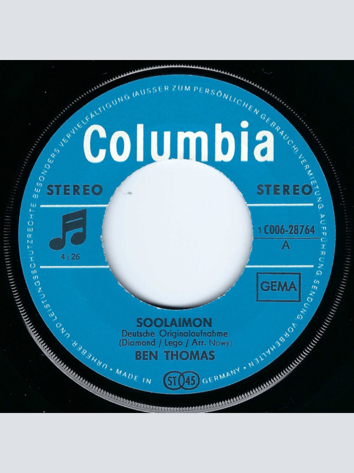 Vinyl / Ben Thomas (2) - Soolaimon