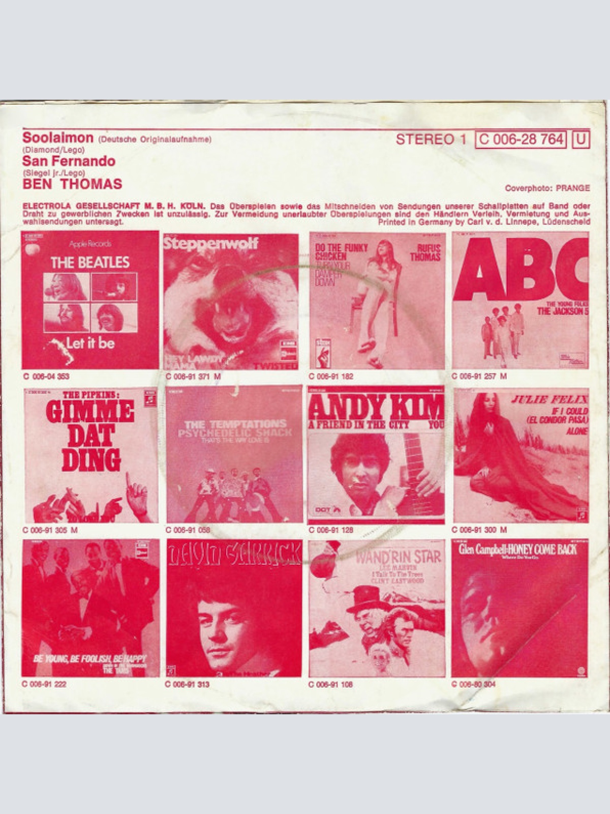 Vinyl / Ben Thomas (2) - Soolaimon