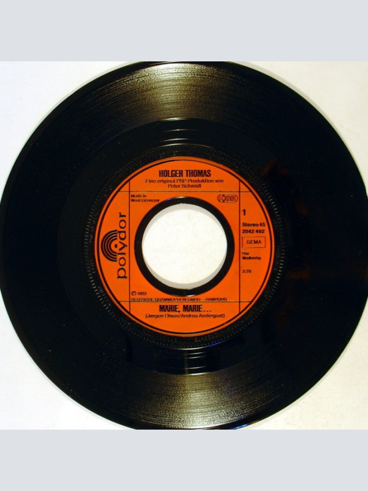 Vinyl / Holger Thomas - Marie, Marie