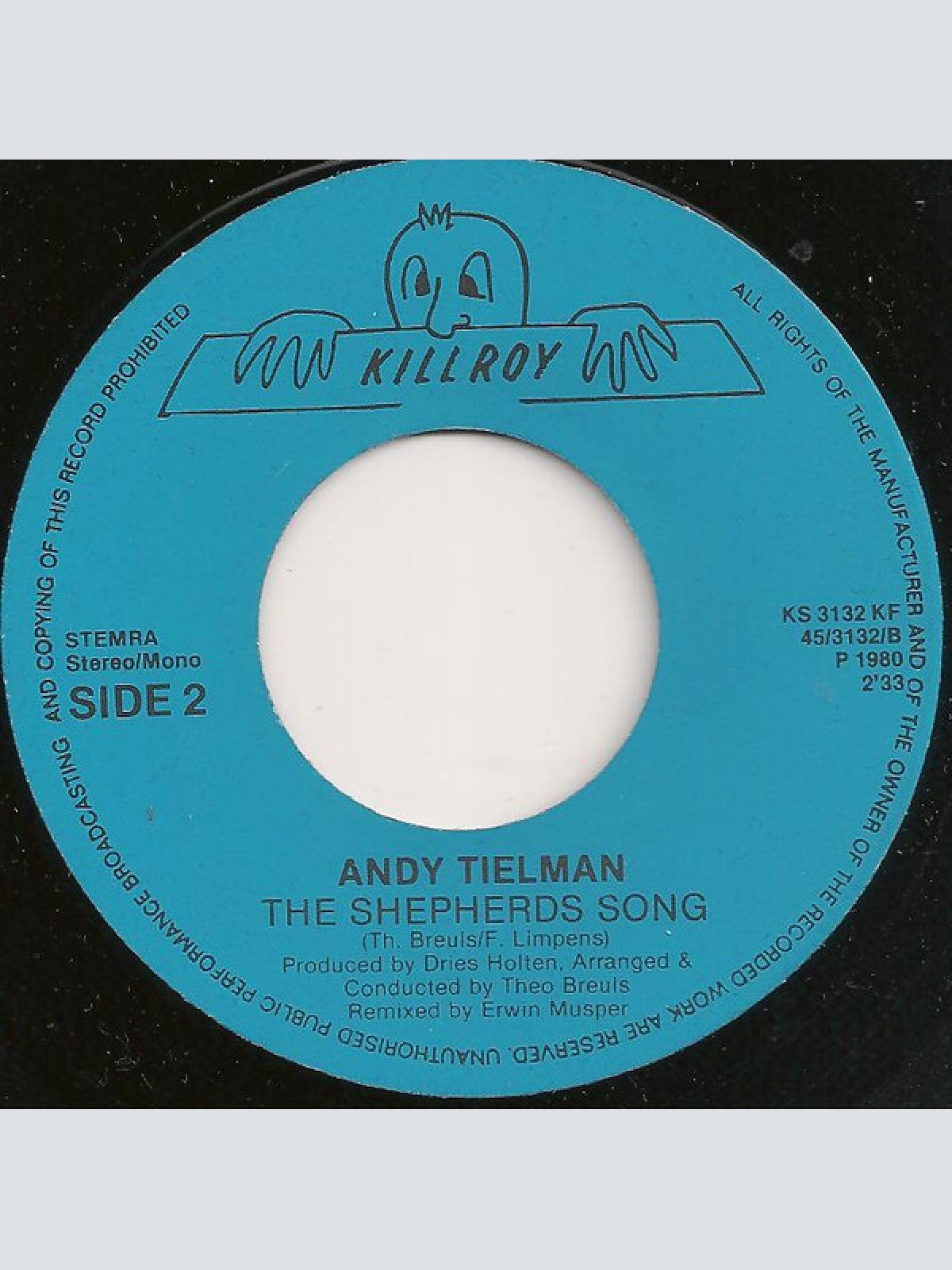 Vinyl / Andy Tielman - Gypsy Mama