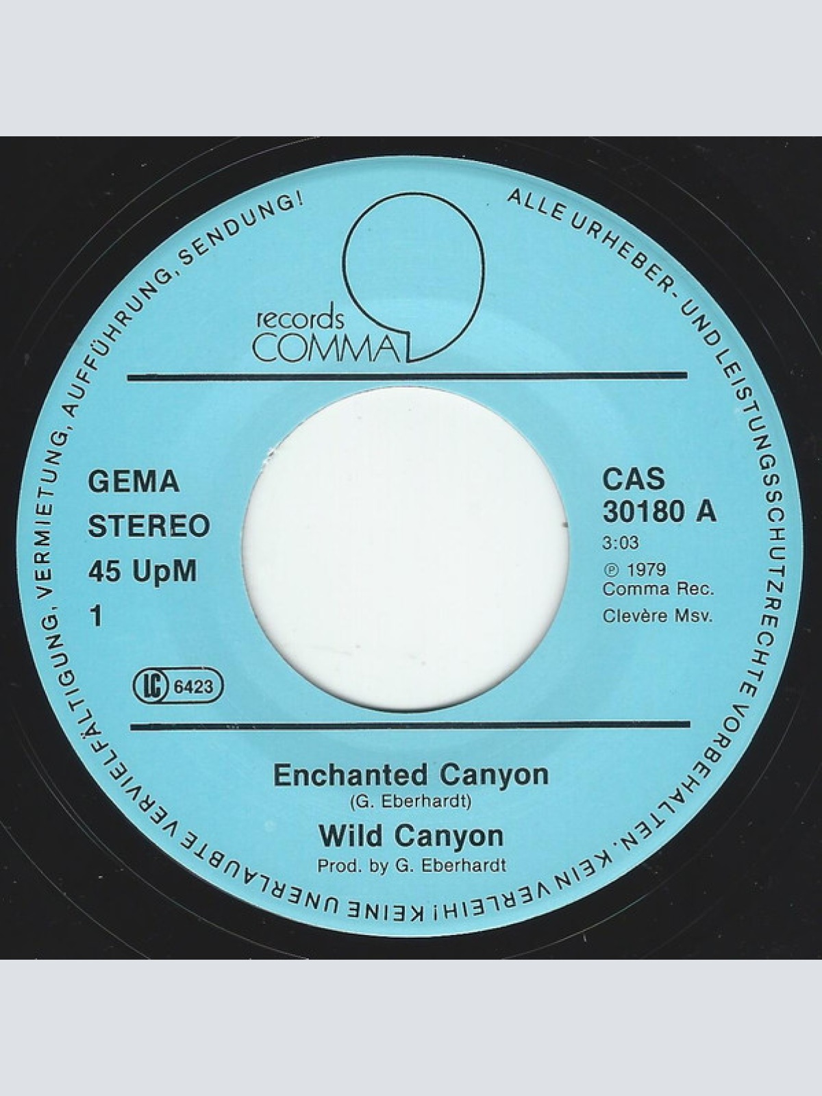 Vinyl / Wild Canyon - Enchanted Canyon / Strollin'