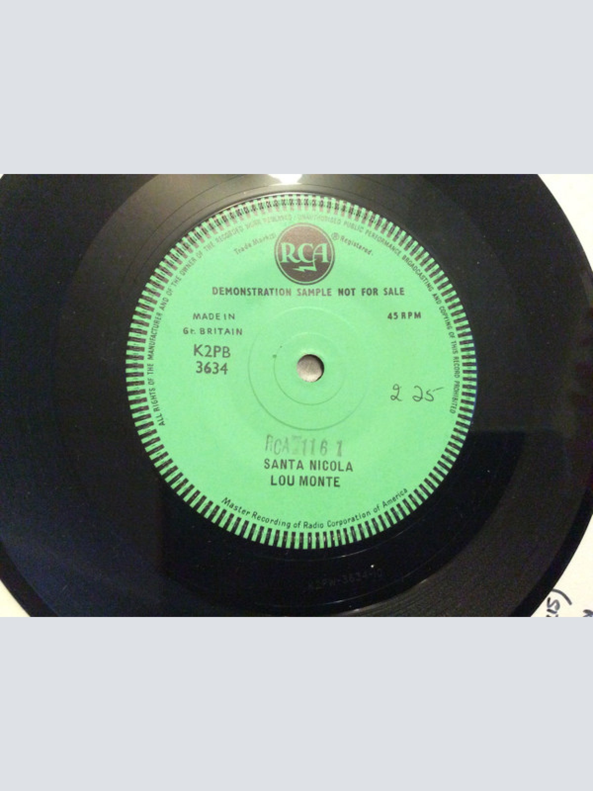 Vinyl / Lou Monte - Santa Nicola