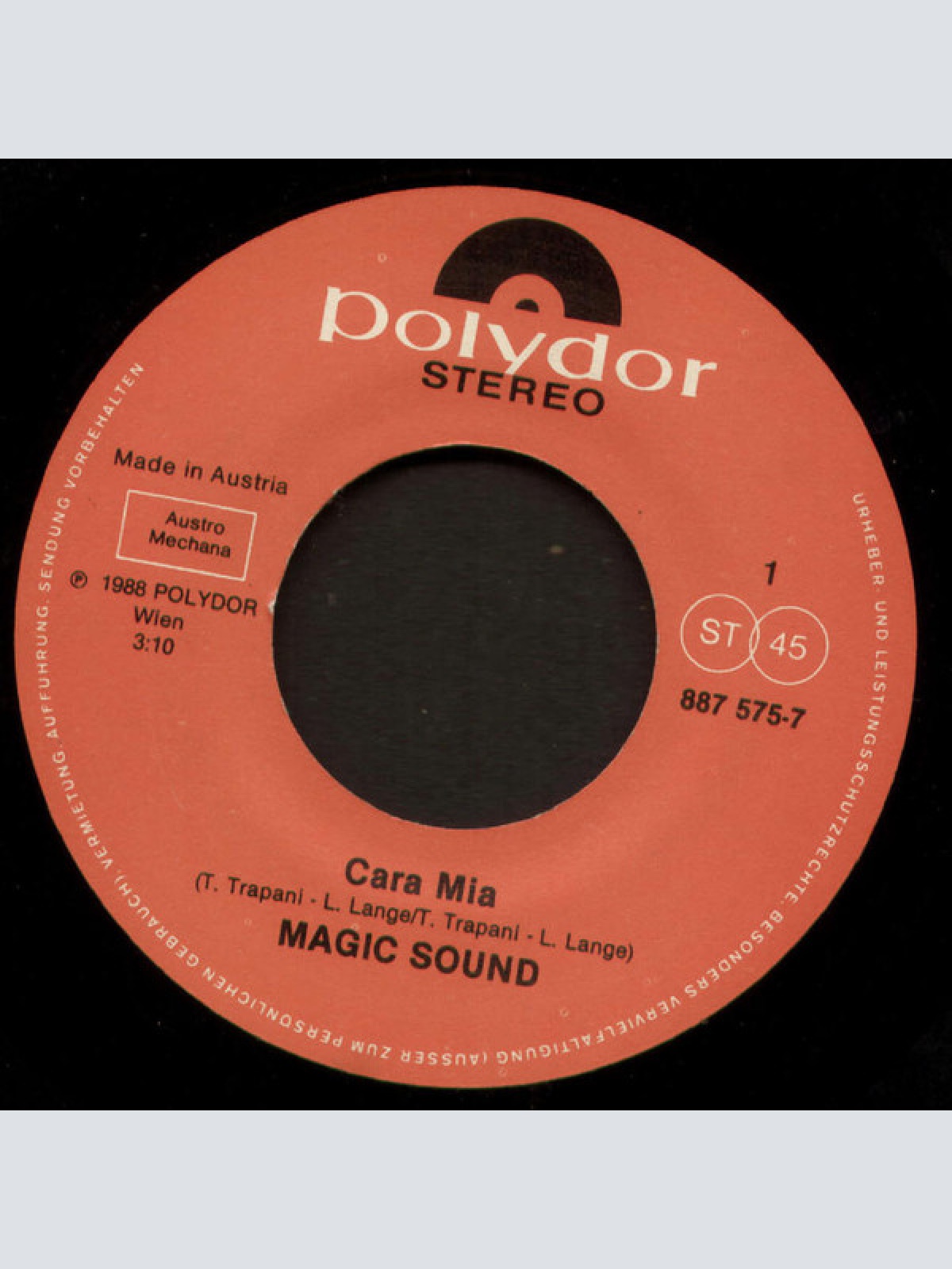 Vinyl / Magic Sound (2) - Cara Mia