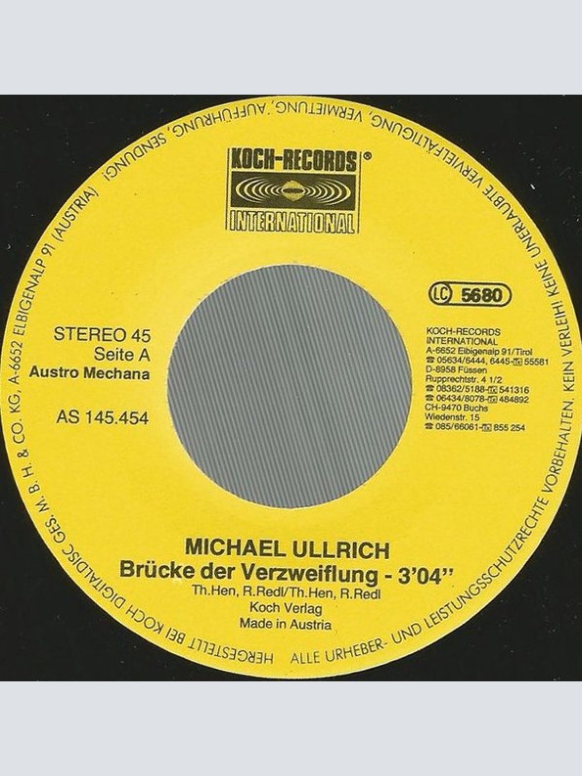 Vinyl / Michael Ullrich - Die Brücke Der Verzweiflung