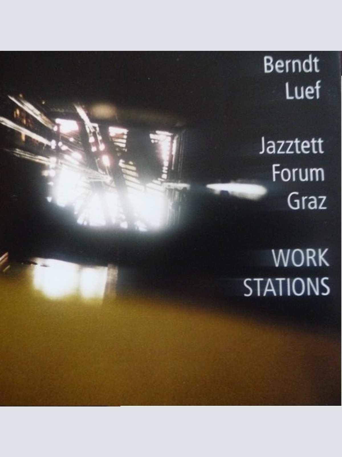 CD / Berndt Luef, Jazztett Forum Graz - Work Stations