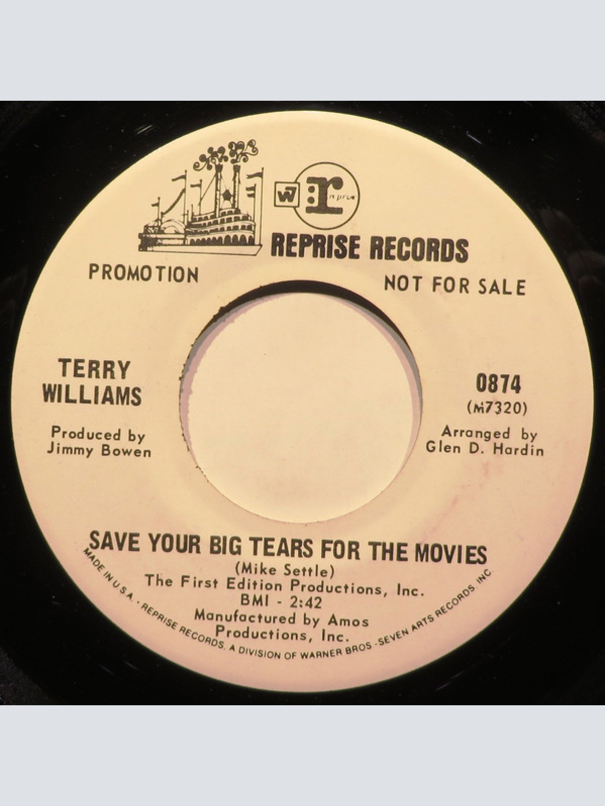 Vinyl / Terry Williams -  Baby Without You
