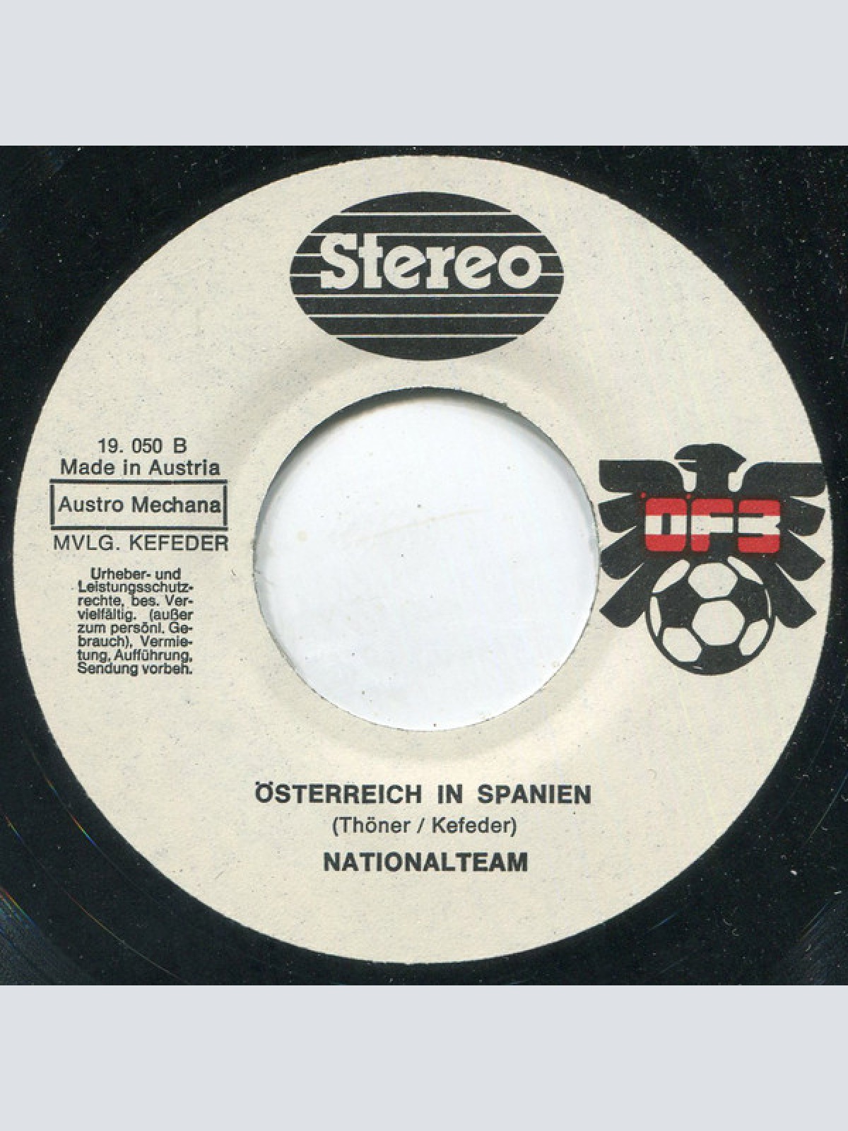 Vinyl / Nationalteam* - WM 82 España