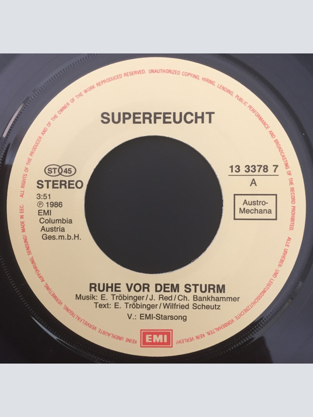 Vinyl / Superfeucht - Ruhe Vor Dem Sturm