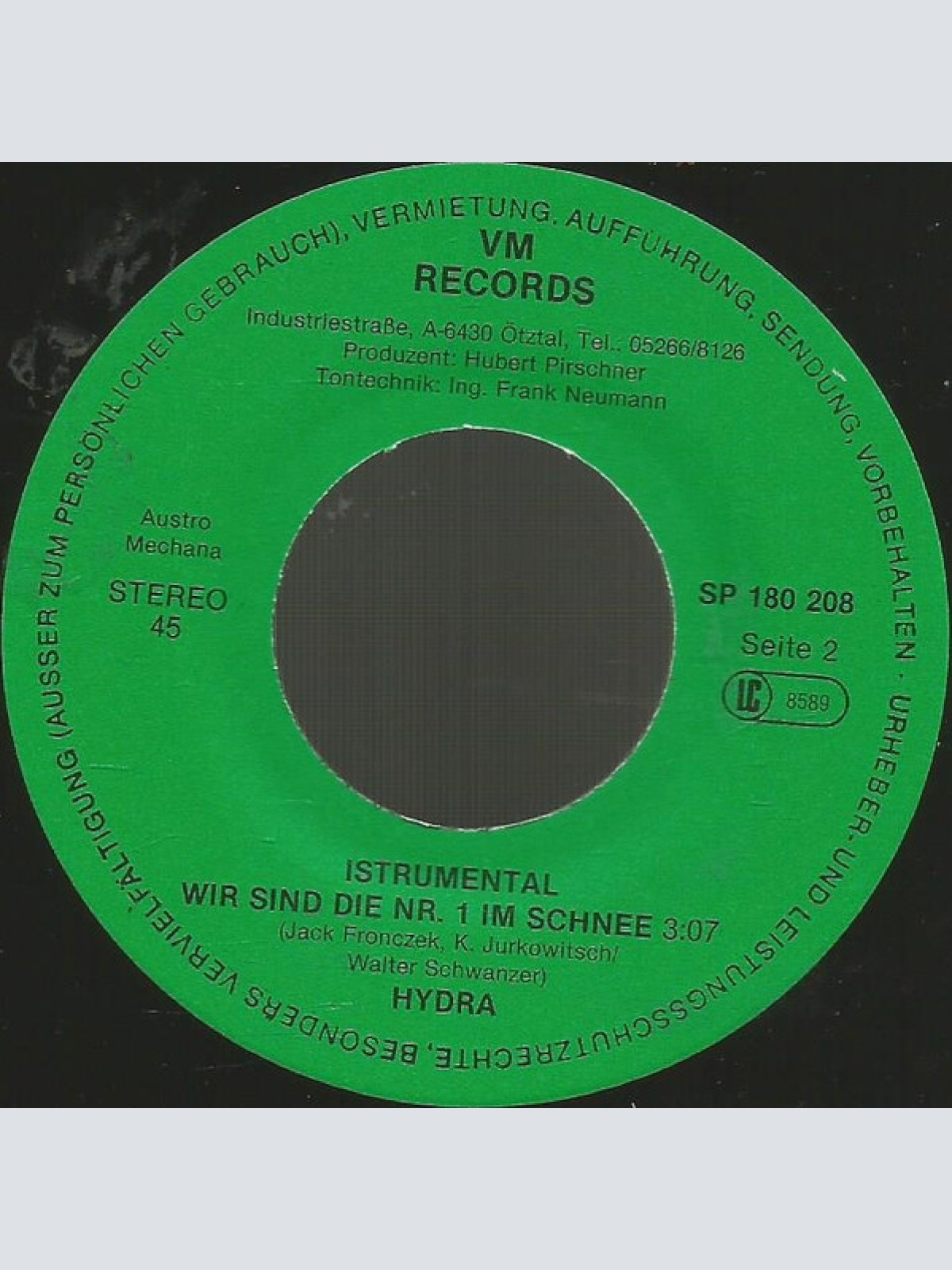 Vinyl / Hydra (47) - Wir Sind Die Nummer Eins Im Schnee