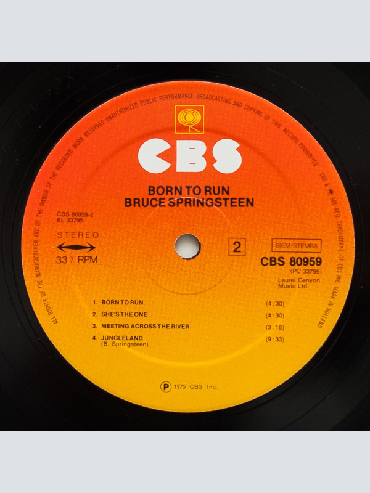 Vinyl / Bruce Springsteen - Born To Run