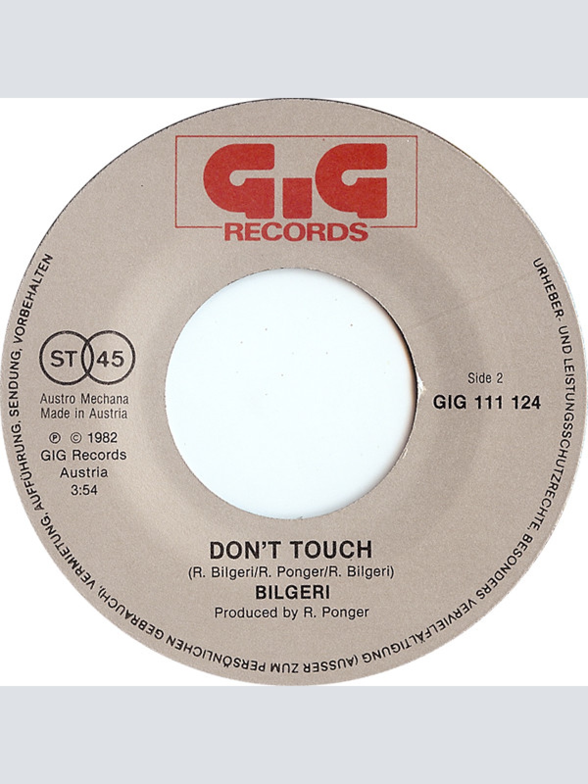 Vinyl / Bilgeri - No Respect