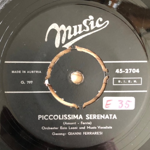 Vinyl / Gianni Ferraresi - Piccolissima Serenata