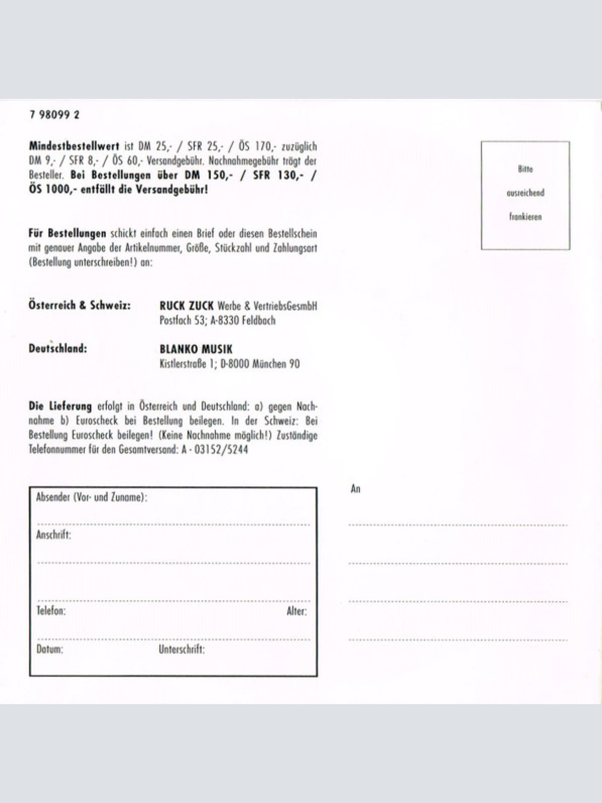 CD / Gemeine Verunsicherung!!!* - Watumba!