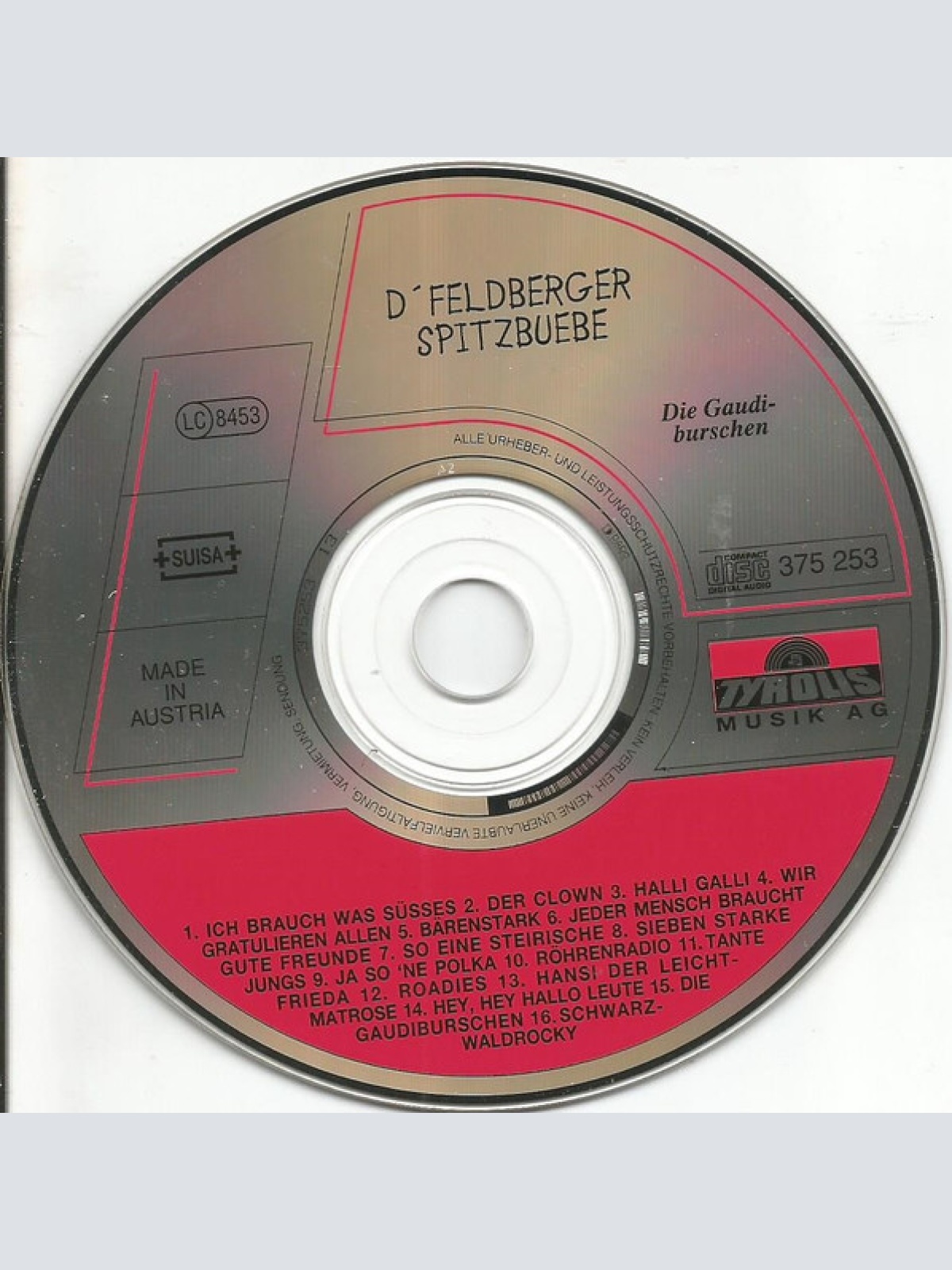 CD / D'Feldberger Spitzbuebe - Die Gaudi Burschen