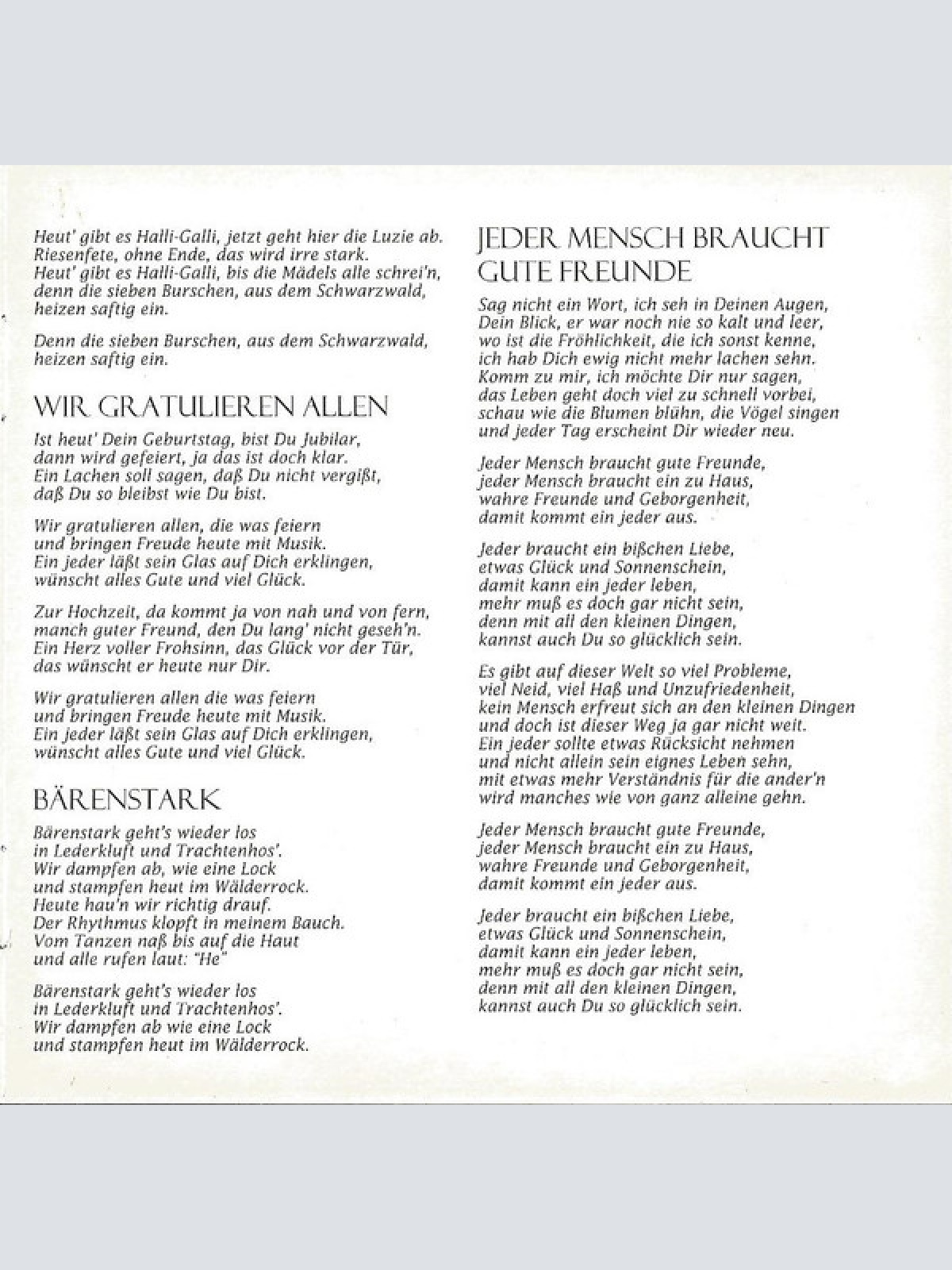 CD / D'Feldberger Spitzbuebe - Die Gaudi Burschen