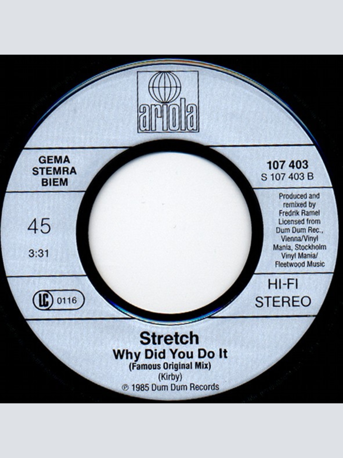 Vinyl / Stretch - Why Did You Do It