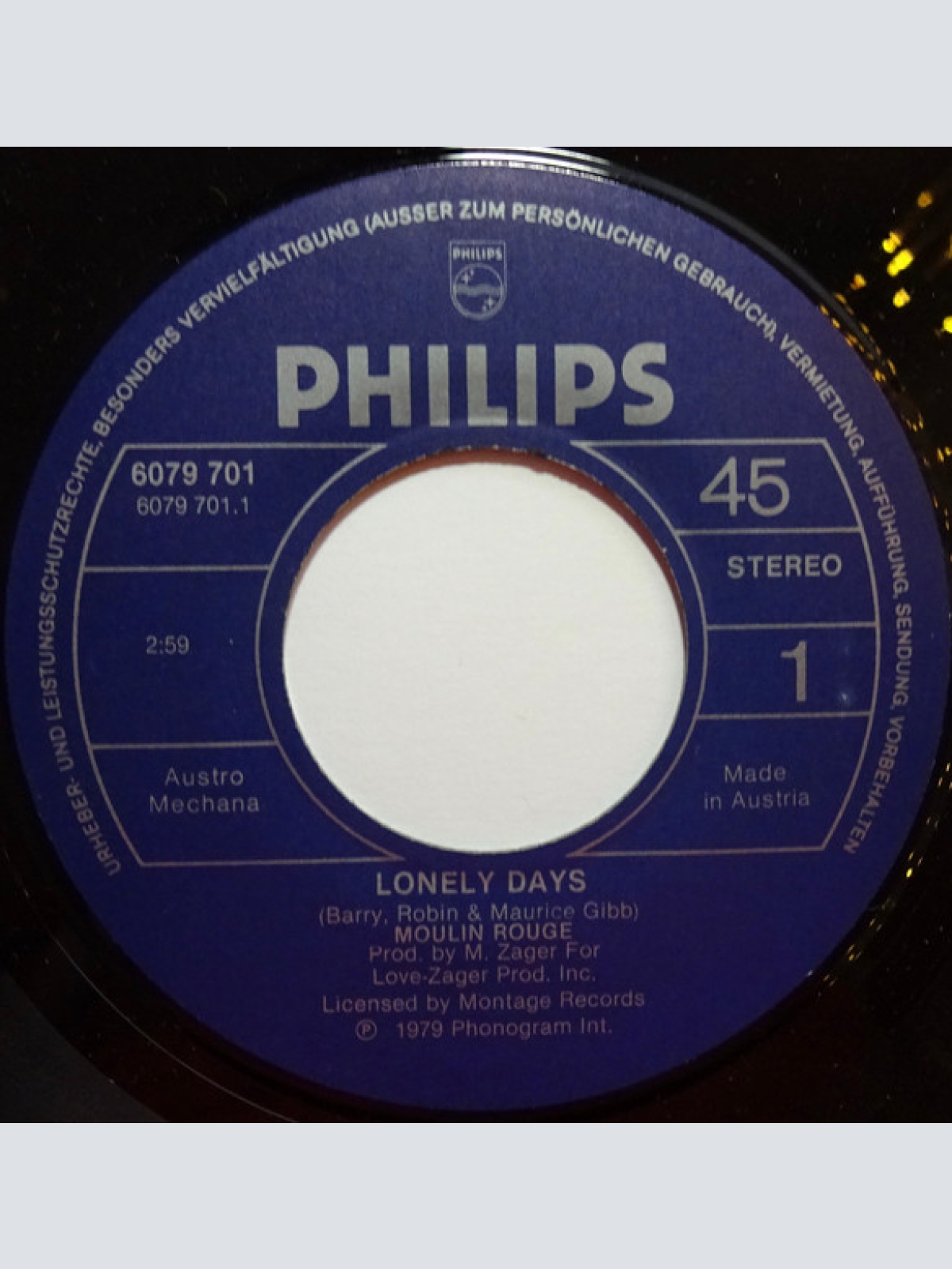 Vinyl / Moulin Rouge (2) - Lonely Days