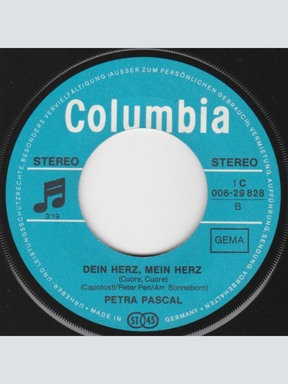 Vinyl / Petra Pascal - Zeit Der Rosen