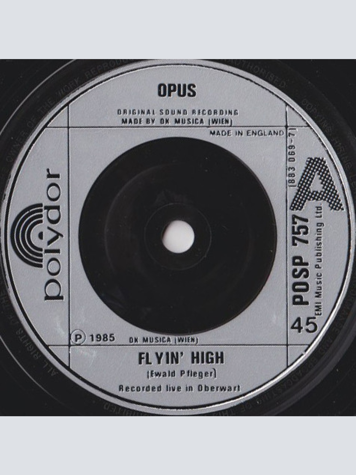 Vinyl / Opus - Flyin' High (Original Live Version)
