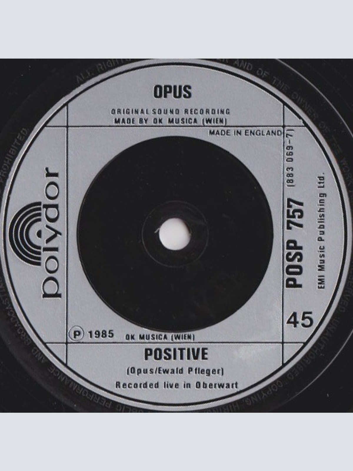 Vinyl / Opus - Flyin' High (Original Live Version)