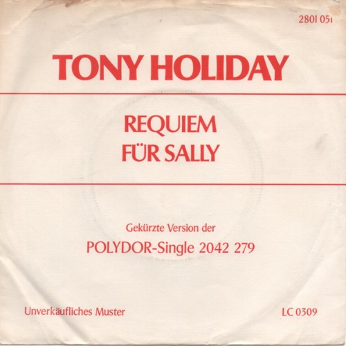 Vinyl / Tony Holiday - Requiem Für Sally
