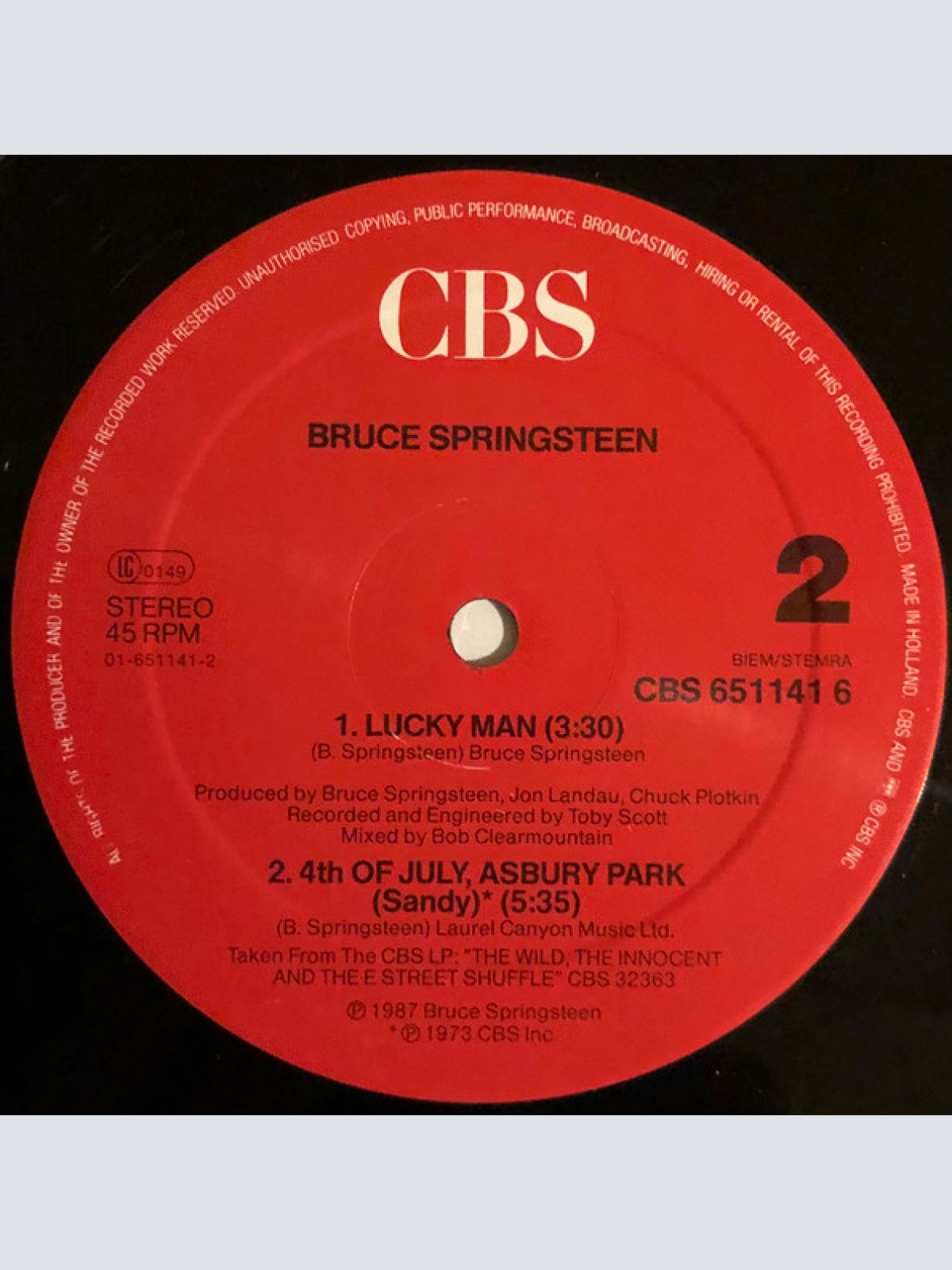 Vinyl / Bruce Springsteen - Brilliant Disguise