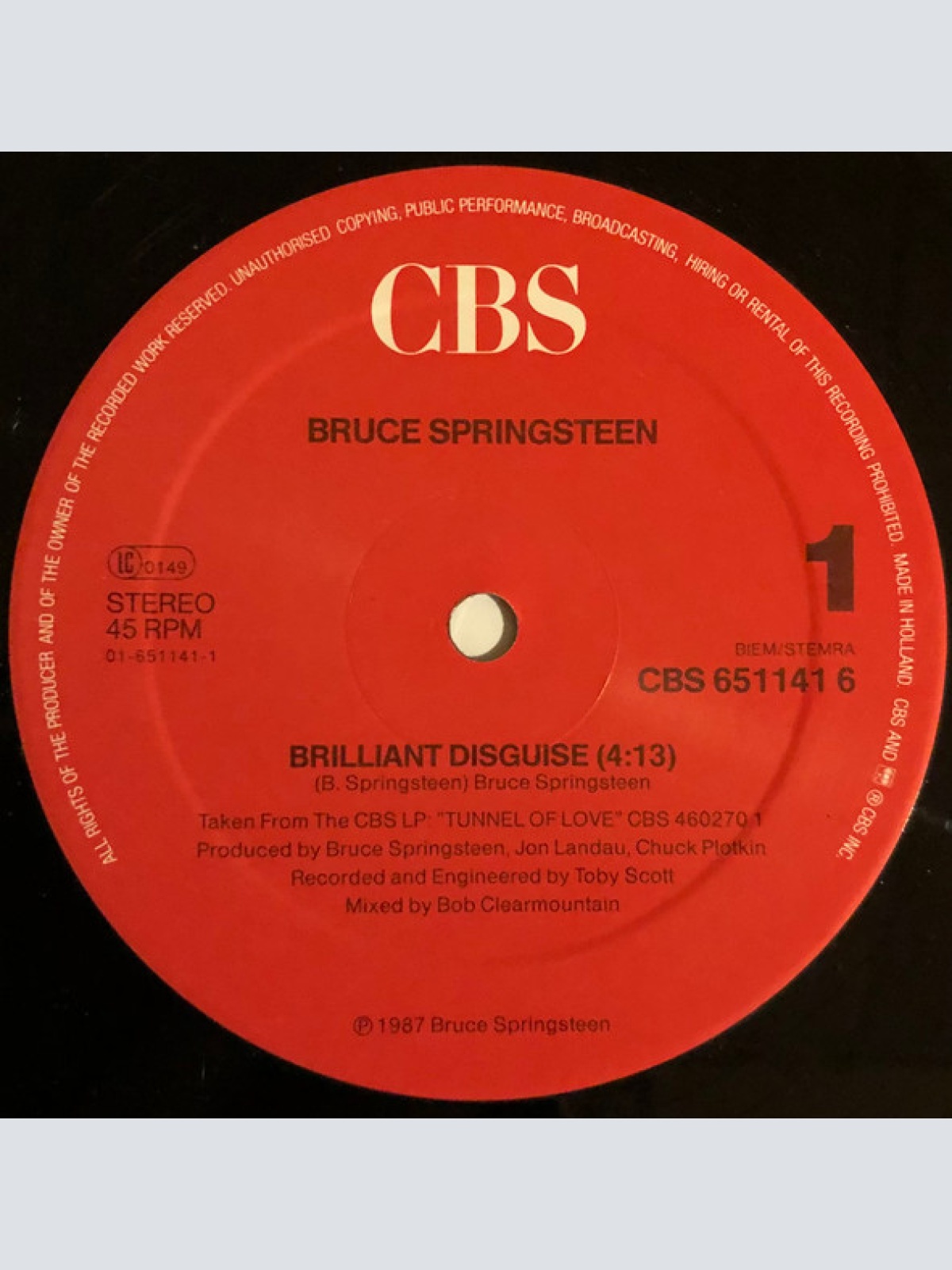 Vinyl / Bruce Springsteen - Brilliant Disguise