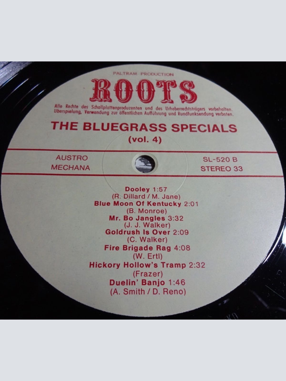 Vinyl / The Bluegrass Specials - Volume 4