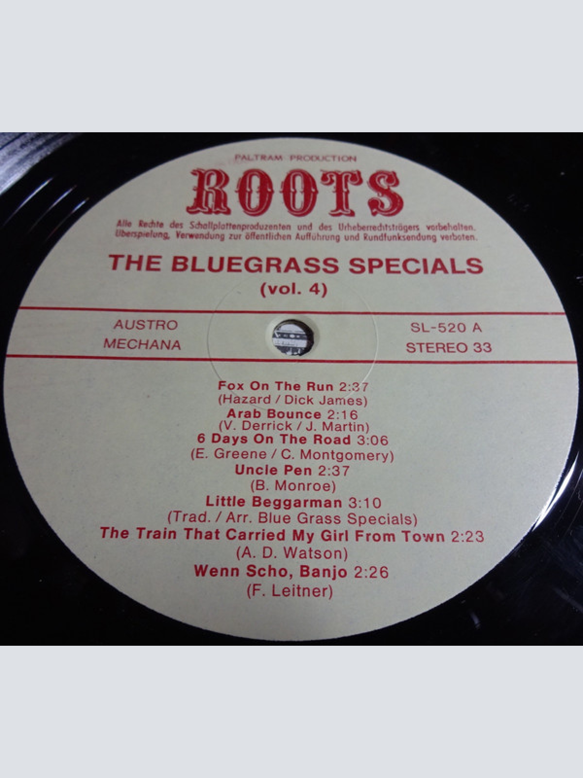 Vinyl / The Bluegrass Specials - Volume 4