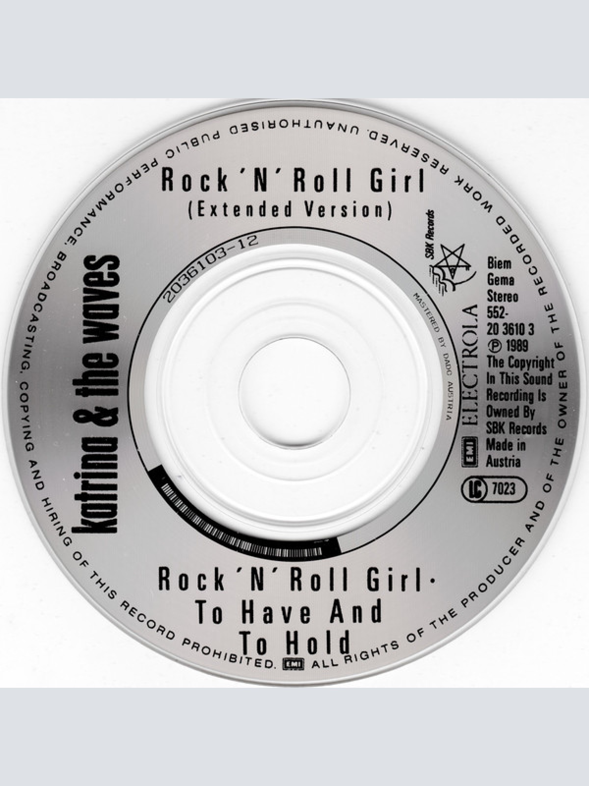 CD / Katrina And The Waves - Rock 'N' Roll Girl