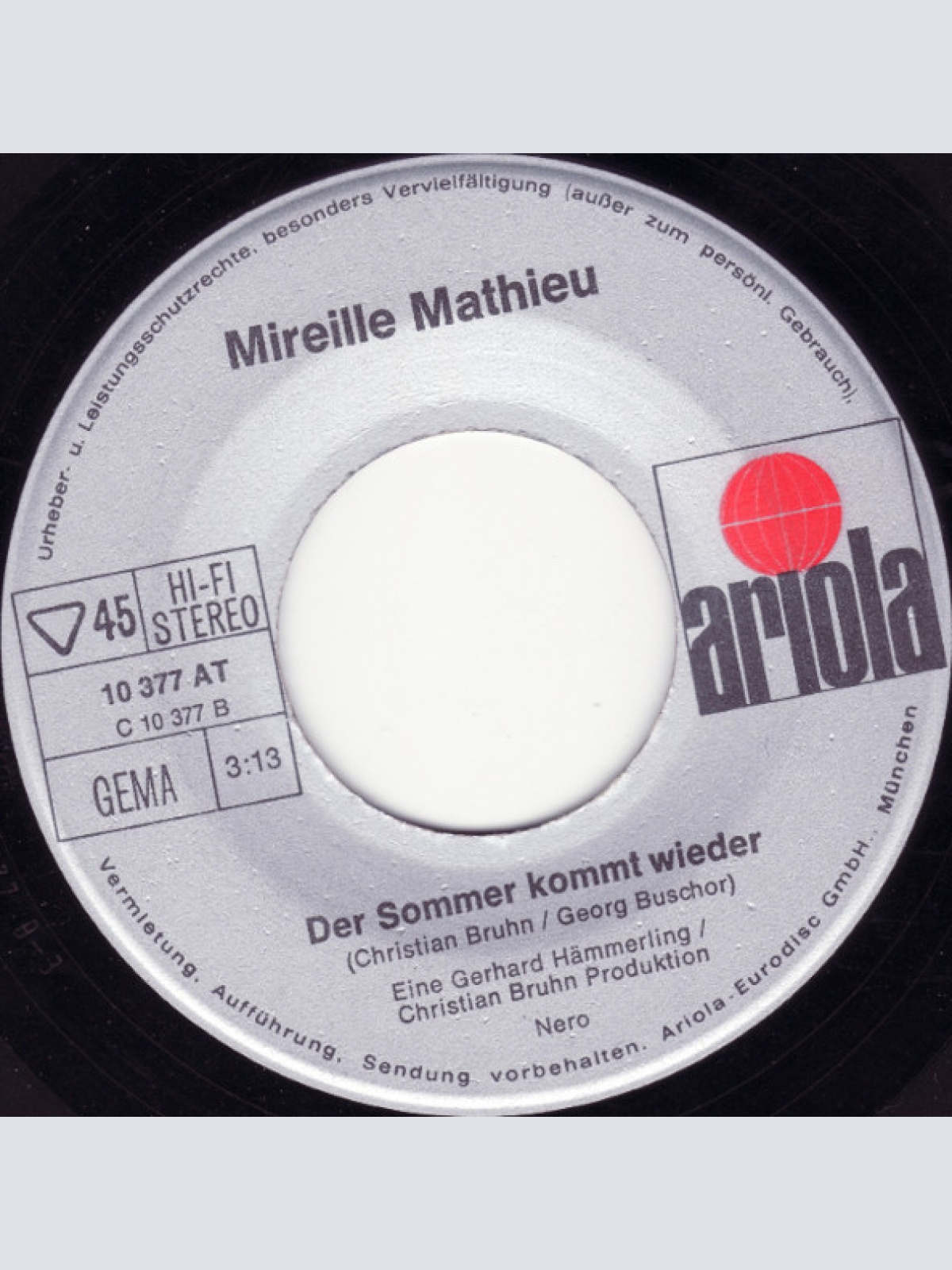 Vinyl / Mireille Mathieu - Akropolis Adieu