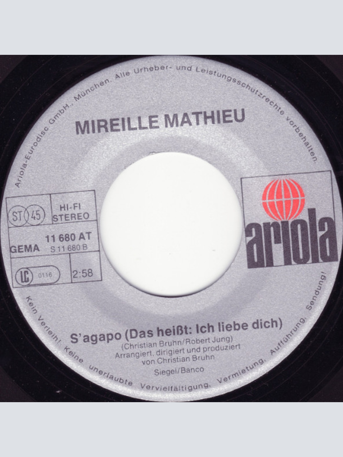 Vinyl / Mireille Mathieu - Nimm Noch Einmal Die Gitarre