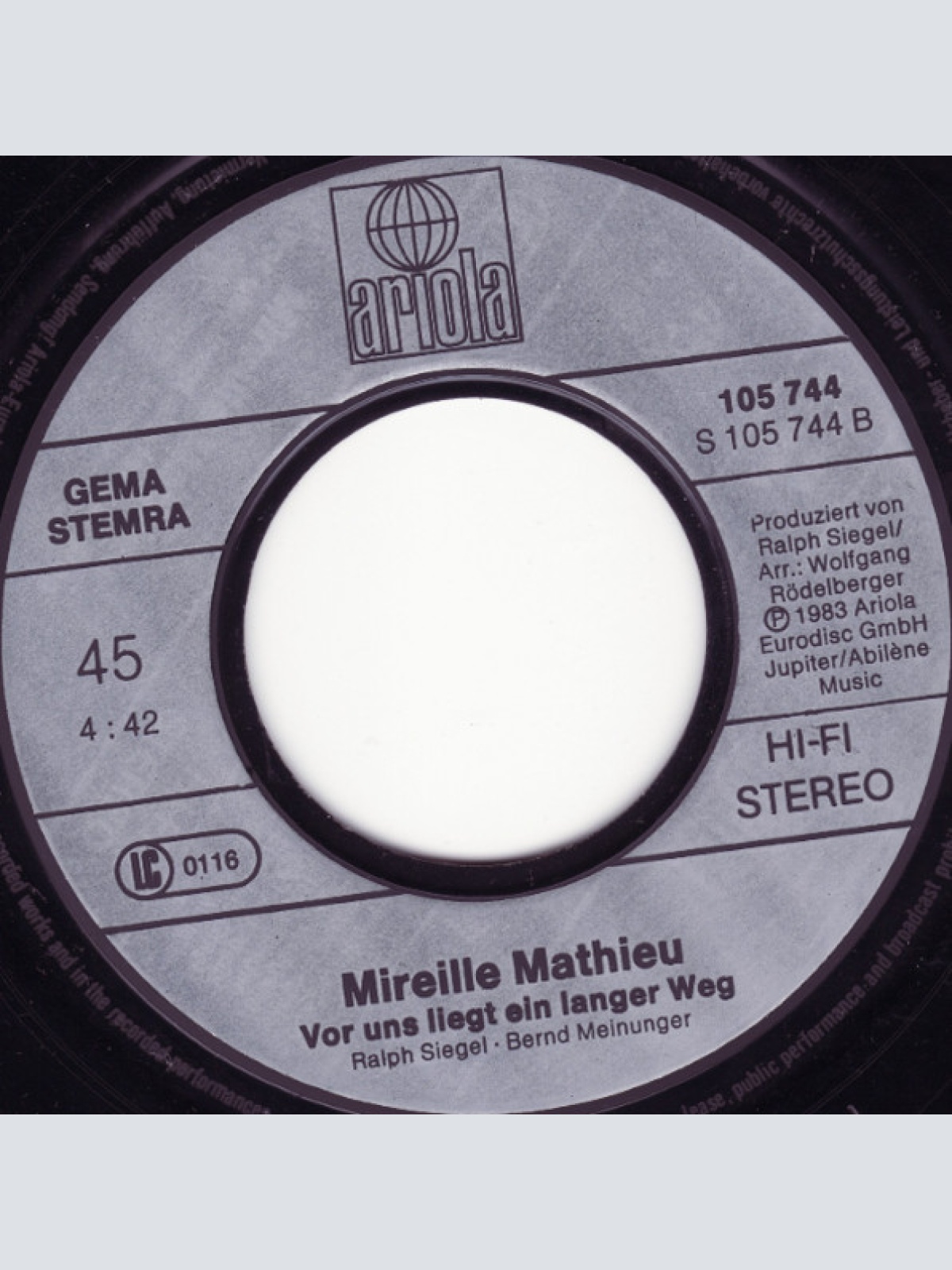 Vinyl / Mireille Mathieu - Nur Für Dich