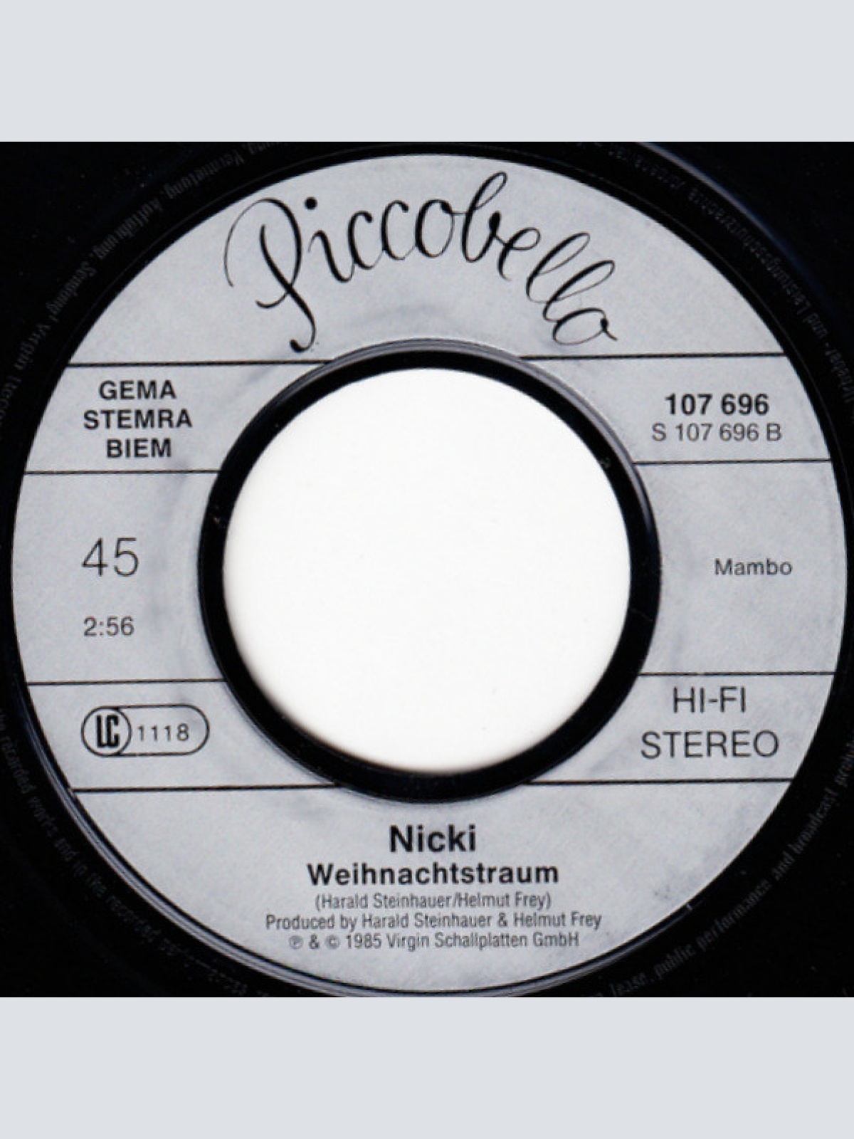 Vinyl / Nicki - Mei Schönster Traum