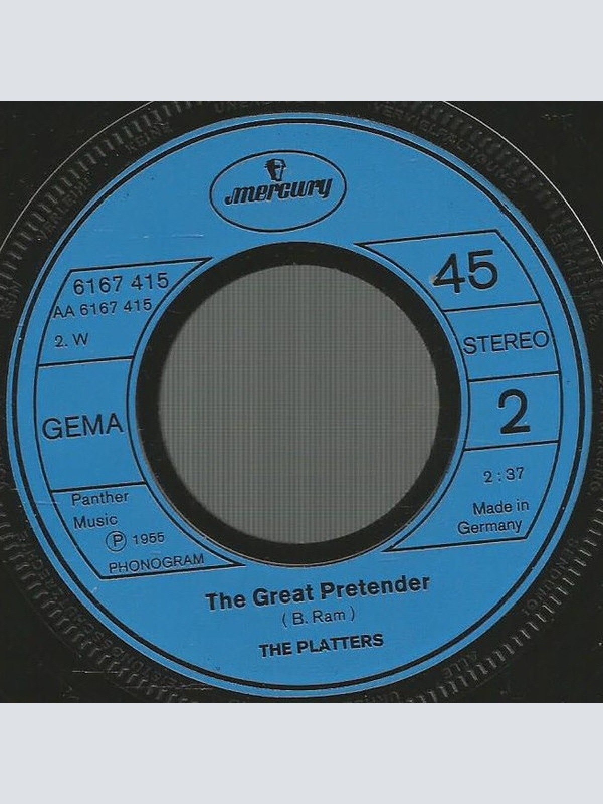 Vinyl / The Platters - Only You / The Great Pretender