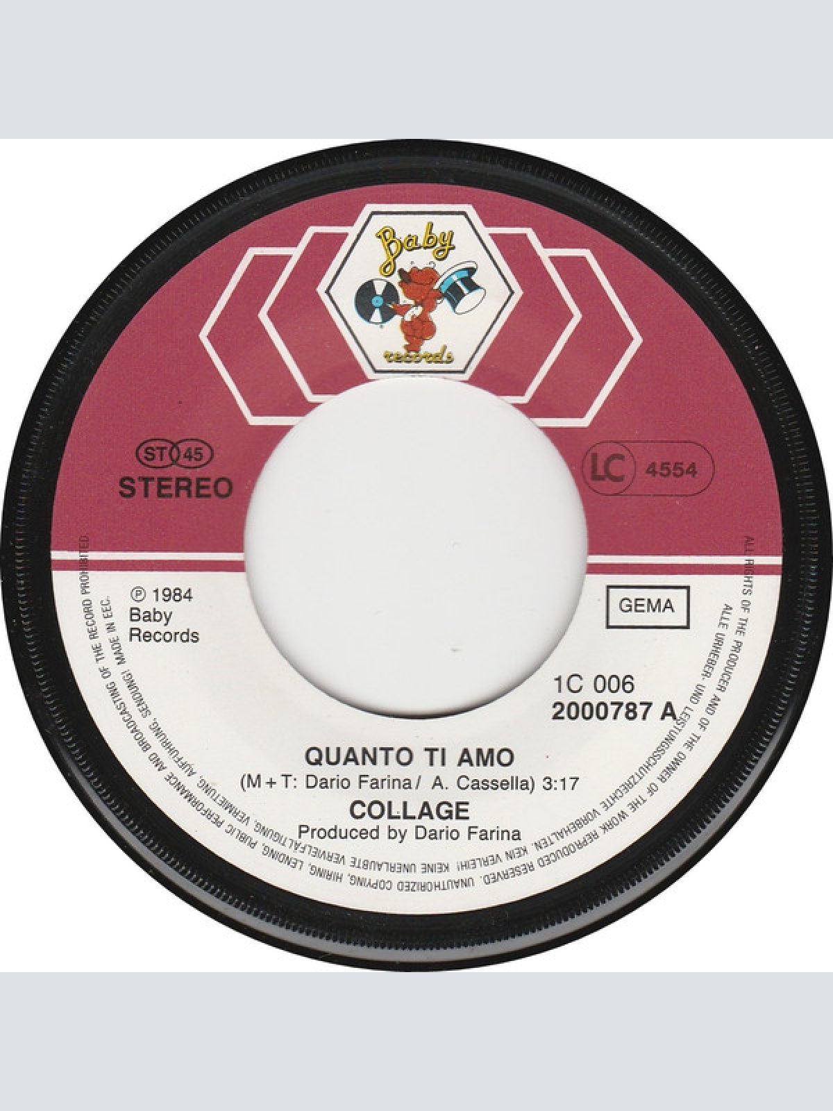 Vinyl / Collage (11) - Quanto Ti Amo