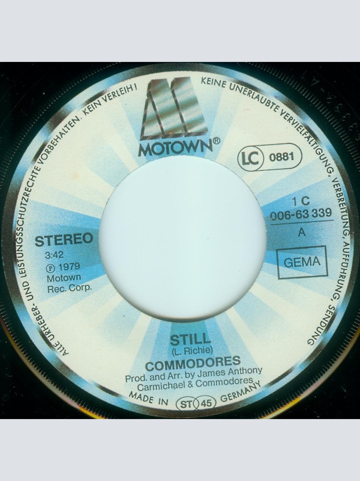 Vinyl / Commodores - Still
