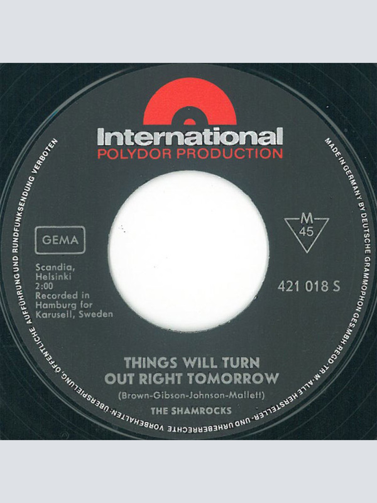 Vinyl / The Shamrocks (3) - Balla Balla