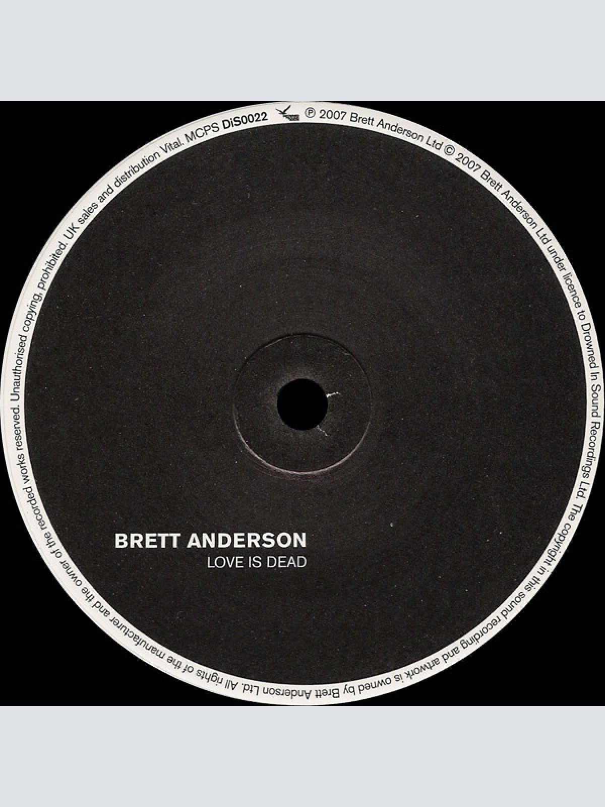 Vinyl / Brett Anderson - Love Is Dead