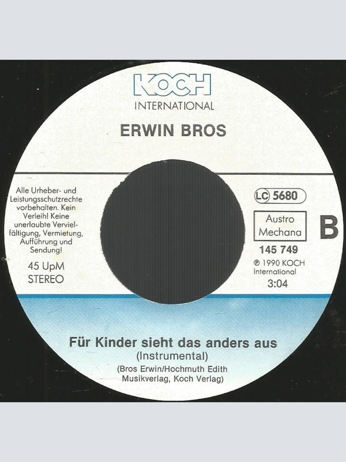 Vinyl / Erwin Bros - Für Kinder Sieht Das Anders Aus