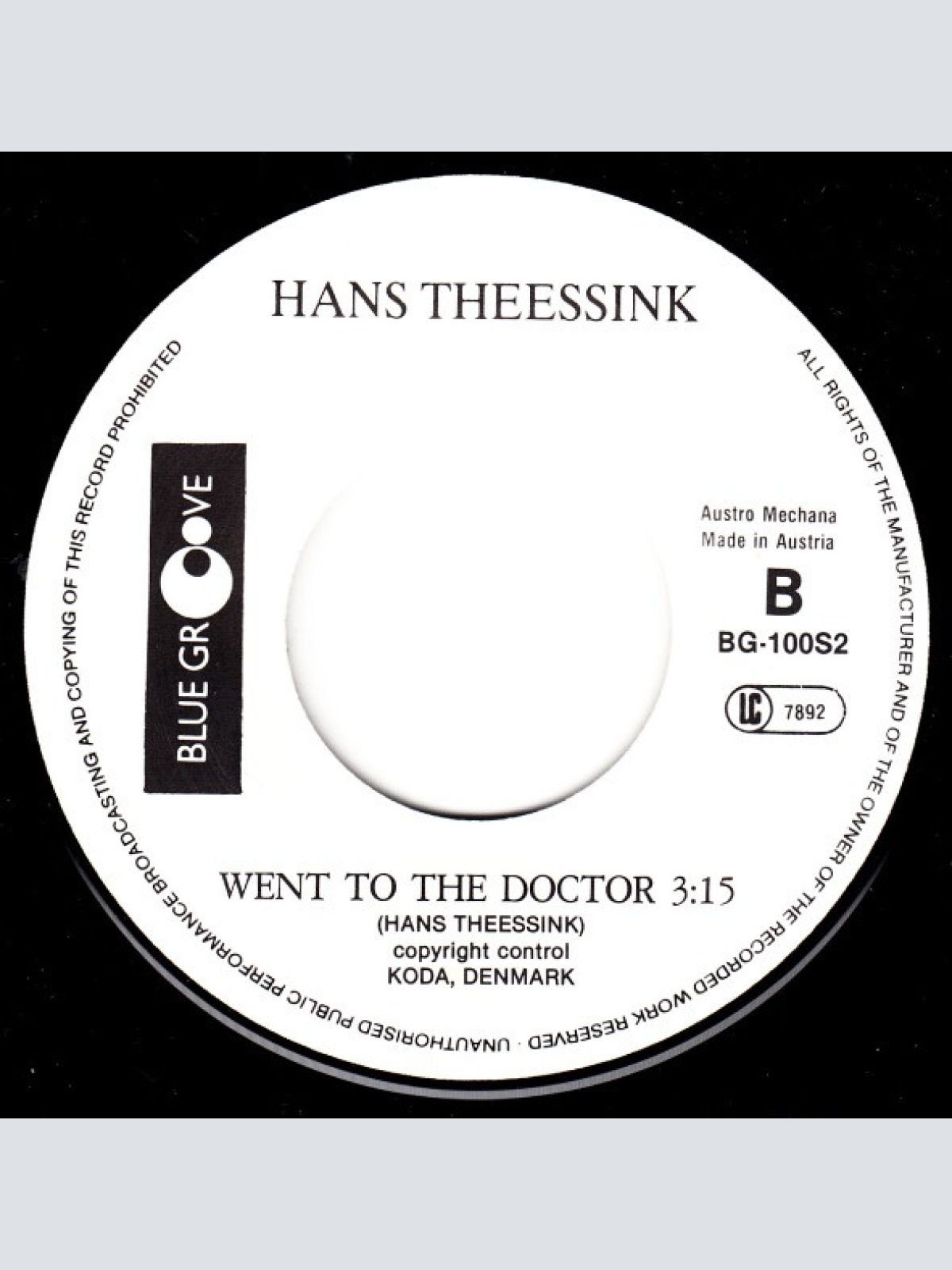 Vinyl / Hans Theessink - Darkest Hour