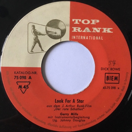 Vinyl / Garry Mills - Look For A Star