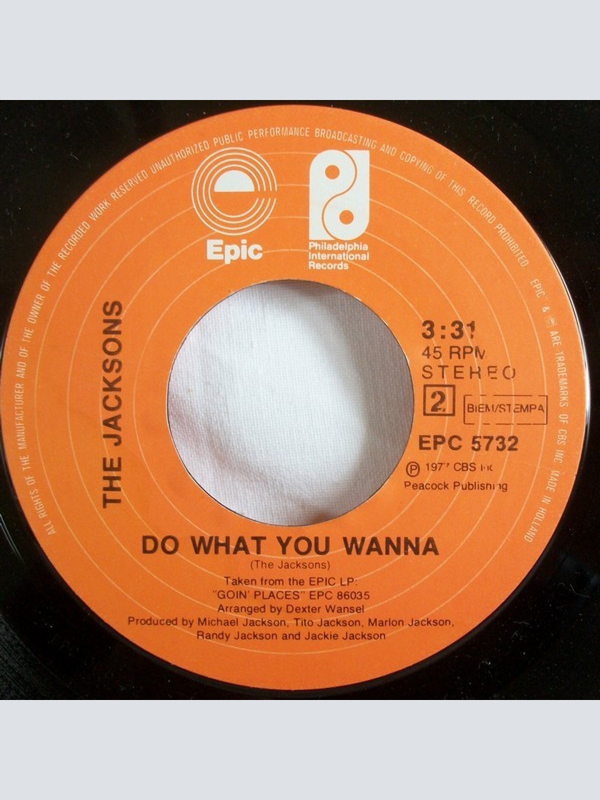 Vinyl / The Jacksons - Goin' Places