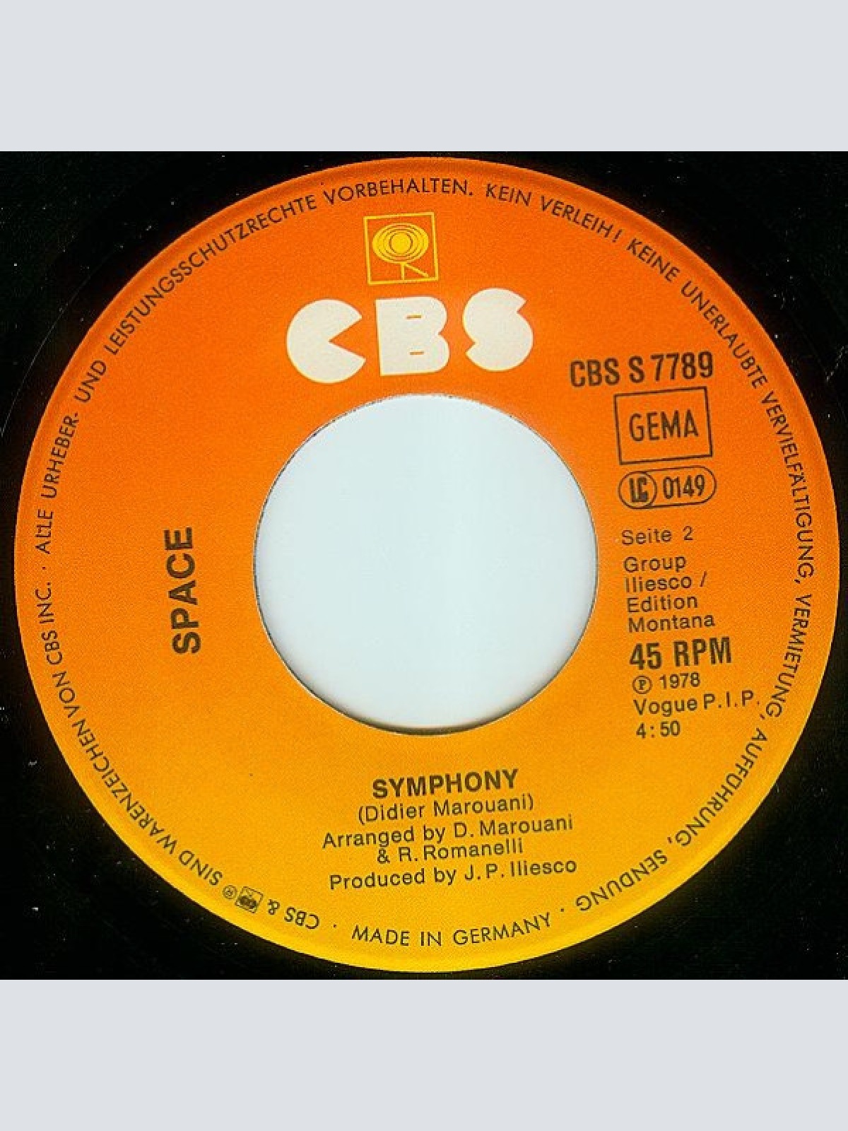 Vinyl / Space - Save Your Love For Me