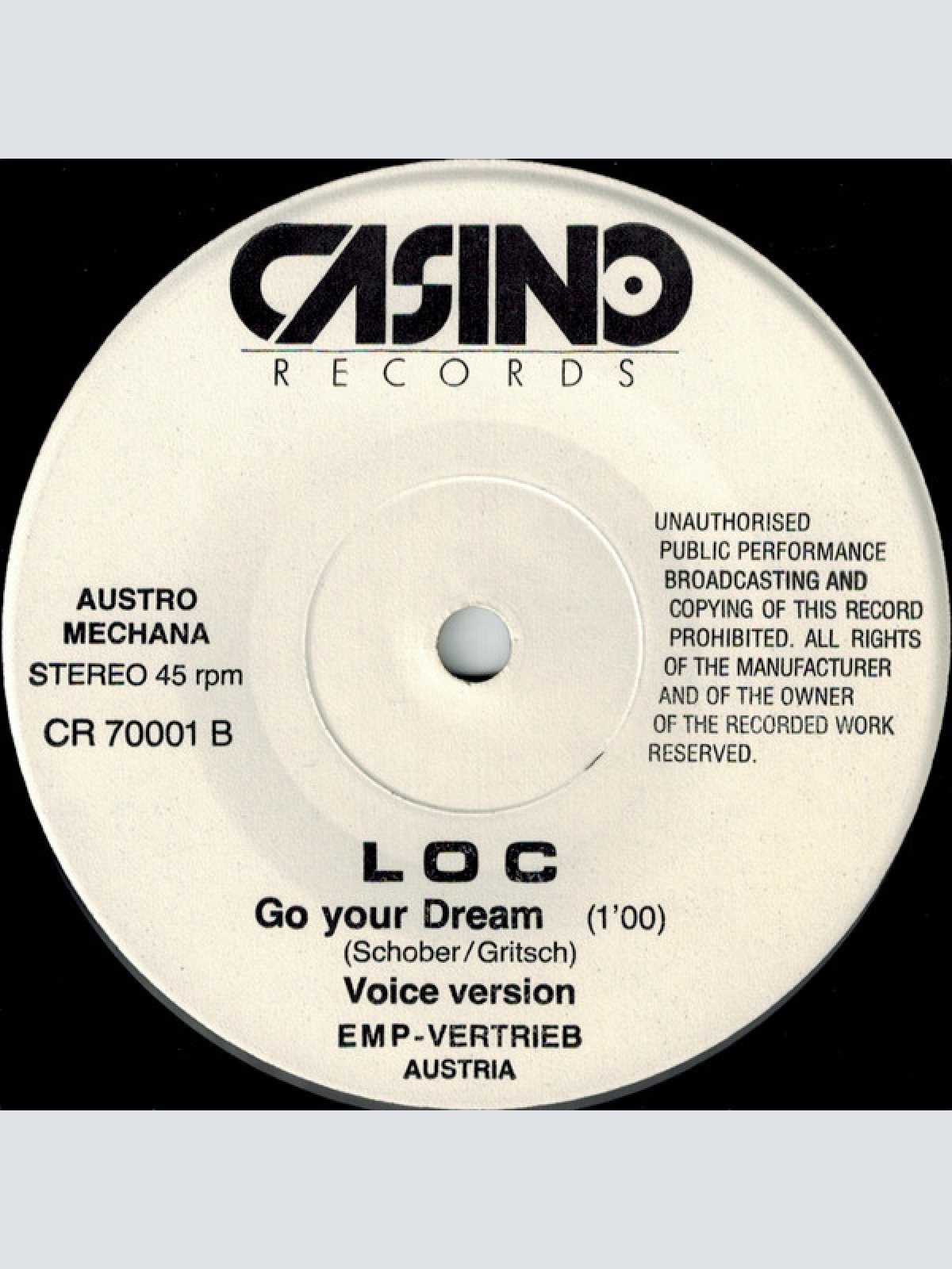 Vinyl / LOC* - Go Your Dream